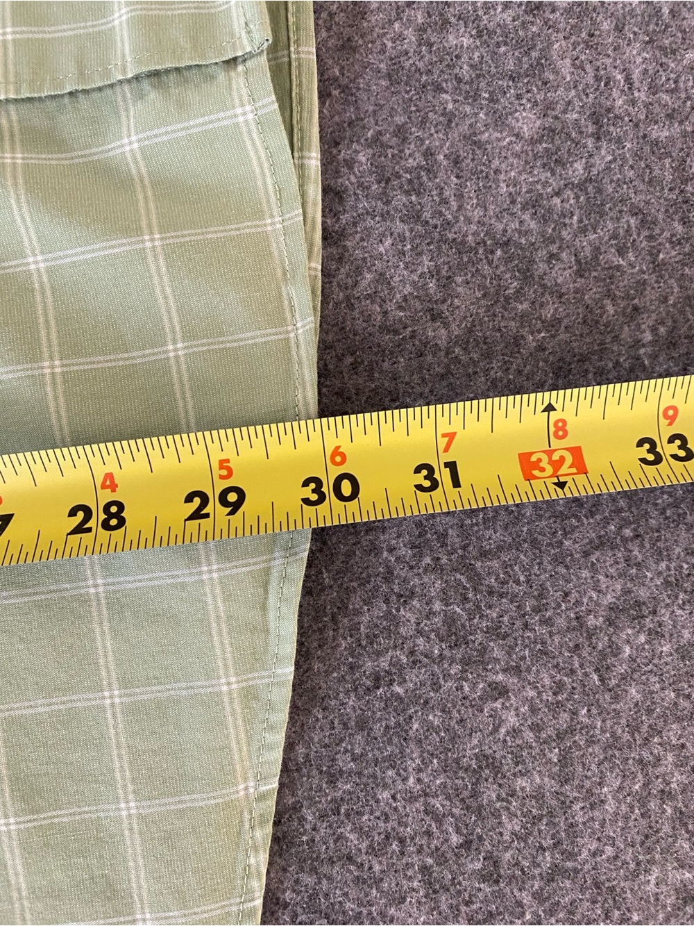 Eddie Bauer Classic Green Plaid Button-Down Shirt XL Outdoors Dadcore Minimalist - Picture 15 of 15
